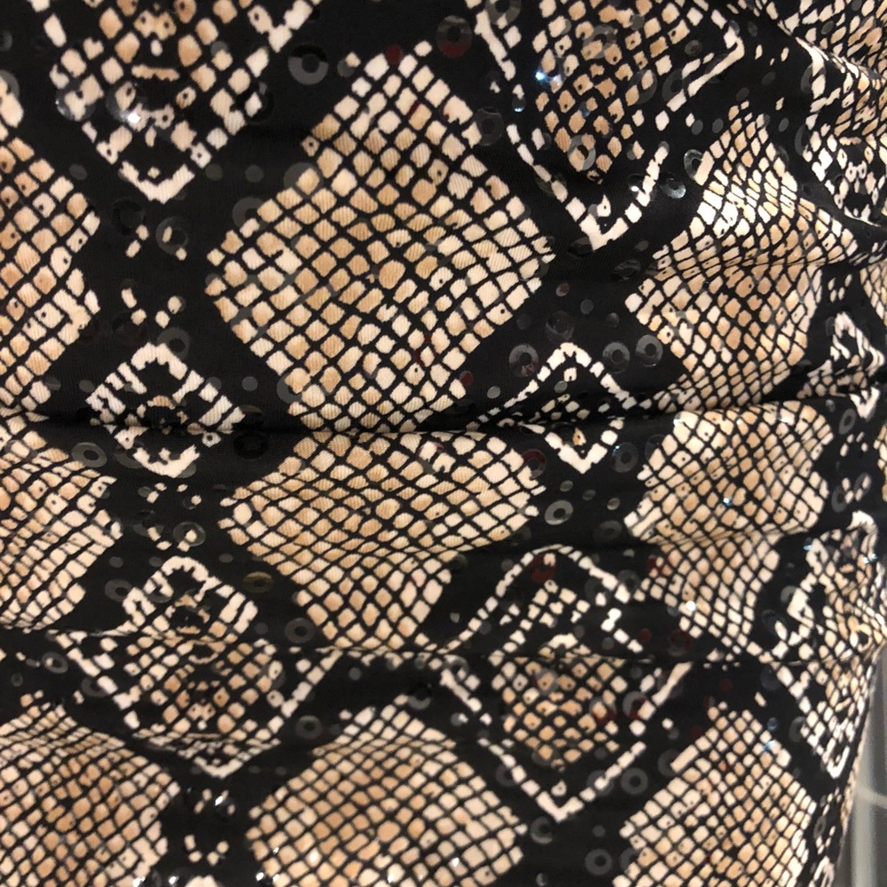 Snake skin skirt